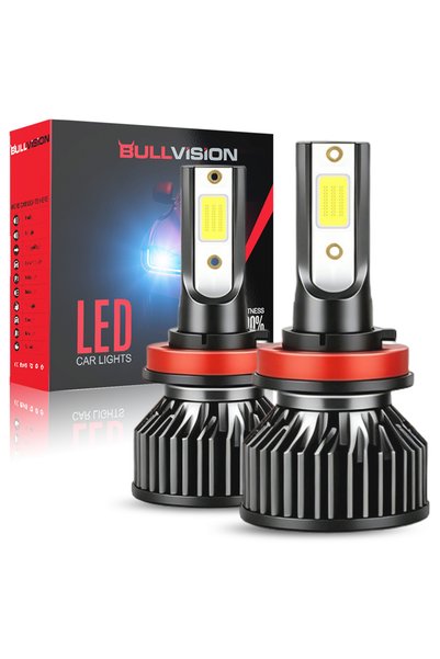 Choice H11 2PCS Mini H7 LED Car Headlight Bulbs CANBUS 30000LM For Car H11 H4...