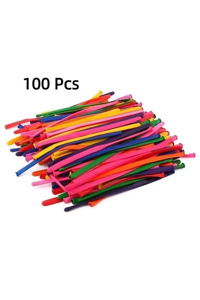 Choice Random Color 100 Pcs 100/200/300 Pcs Magic Cartoon Shaped Long Balloon...