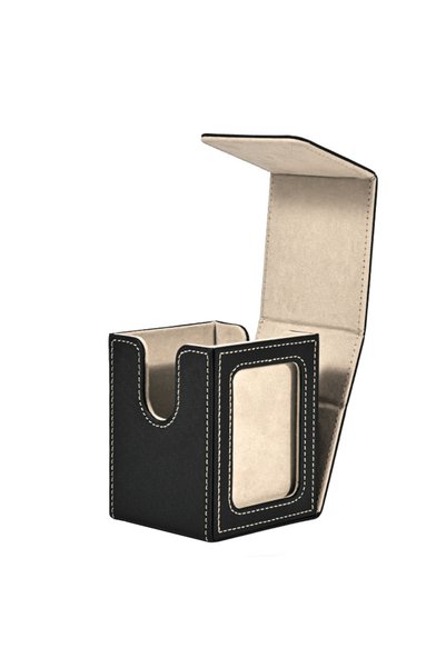 Choice GOLD Card Deck Box with Display Window, Patented Design Card Storage B...