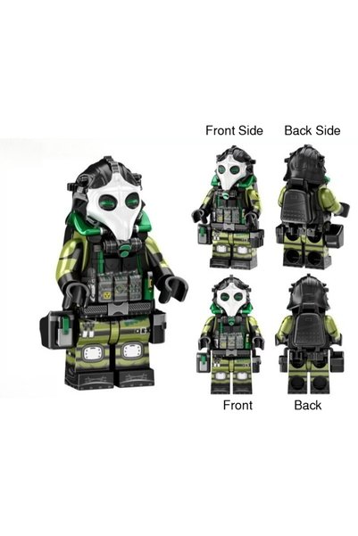 Choice SJZ-D Military Soldier Building Blocks, Special Agent DIY Assembly Bri...
