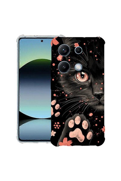 bestcase Husă Anti Shock Case For Xiaomi Redmi 17, Black Cat, Protecție avans...