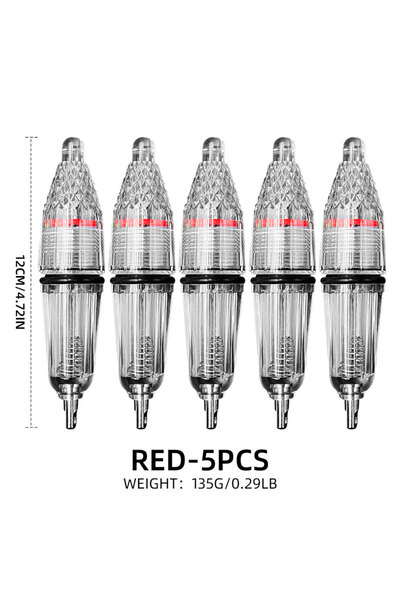Choice Red-S-5pcs ShareShark 5pcs LED Flashing Fishing Light AA Battery Power...