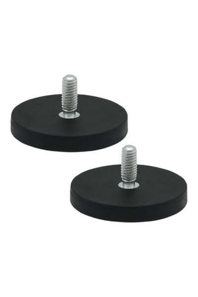Choice 2PCS 2PCS Magnetic Base 43mm M6 Thread Mount For Car Roof Magnetic Bas...