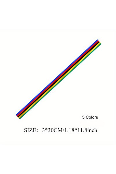 Choice 1PCS One Bike Frame Sticker, Rainbow Decorative Sticker, DIY Mountain ...
