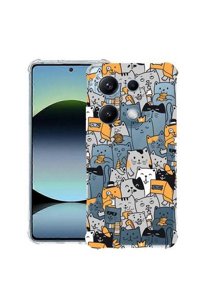 bestcase Husă Anti Shock Case For Motorola Edge 70 Max, Cat Pattern, Protecți...