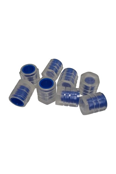 Choice Blue 8Pcs Upgraded Luminous Tire Valve Cap, Fluorescent Tire Universal...