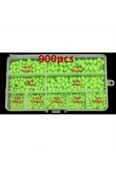 Choice 900pcs 400/900 Pieces Bait Olive Beads Fluorescent Night Light Plastic...