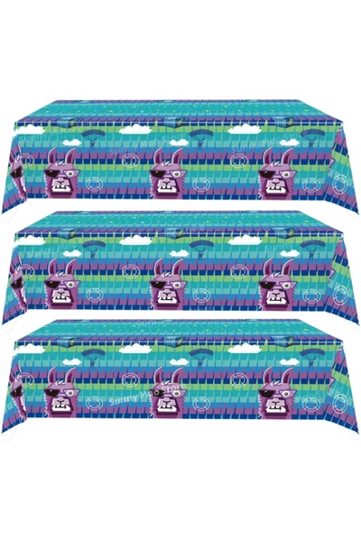 Choice 3PCS Fortnite Party Tablecloth Plastic Disposable Video Game Table Cov...