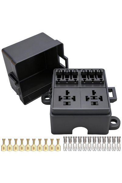 Choice A Relay Fuse Block with terminals,2/3/4/5 Slots Car Relay Box Circuit ...