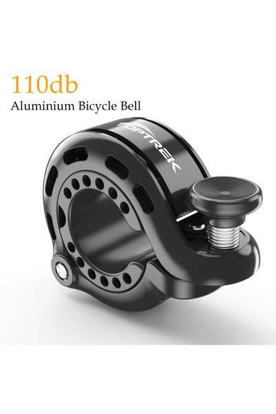Choice Black Toptrek New Upgrade Bicycle Bell 110dB Loud Bicycle Horn Innovat...