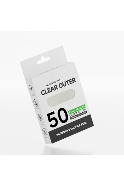 Choice Flash Texture 50pcs 68.5x94mm/65x92mm Premium Clear Matte double Card ...