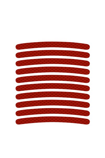 Choice 20 Pcs Red 20/40 Pcs Car Wheel Hub Reflective Sticker Rainbow Fluoresc...