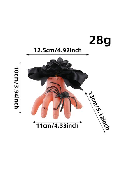Choice A Halloween Severed Hand Hair Clip Gothic Spider Hair Accessory Creepy...
