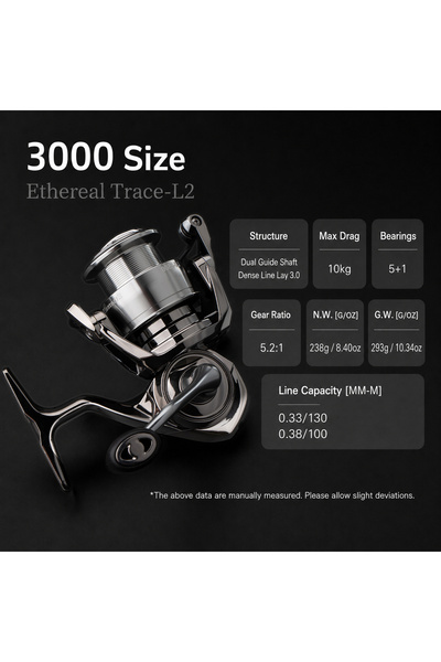 Choice بكرة صيد خفيفة الوزن L2-3000 Huidiao 2500S بخط تثبيت محكم 5+1BB وقوة س...