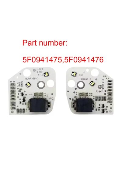 Choice 2PCS L And R White DRL LED Light Module Board for Seat Leon Old Faceli...