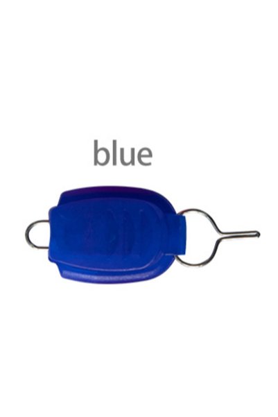 Choice BLUE 10pcs Fishing Line Holder Buckle Stopper Keeper Clip Fishing Equi...