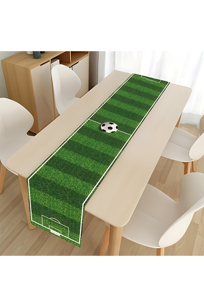 Choice 35x180CM Style 6 1pc Soccer Table Runner Soccer Game Day Decor Polyest...
