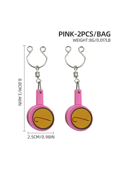 Choice Pink-2pcs ShareShark 2pcs/bag Fast Knot Tying Tool Fishing Knots Tier ...