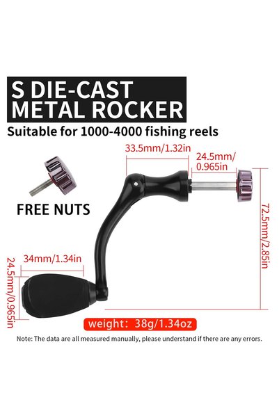 Choice S Plug-in Metal HAUT TON 1pc Stainless Steel Spinning Reel DIY Rocker ...