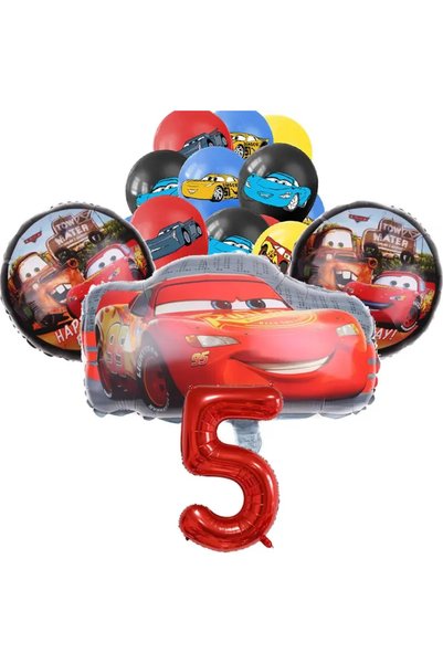 Hasbro كما هو موضح في الصورة، مجموعة من 16 قطعة من بالونات اللاتكس الألومنيوم...