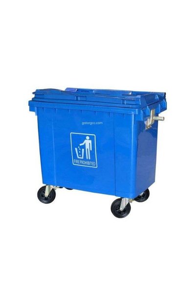 EK BINS Heavy Duty Outdoor Wheeled Garbage Container with Lid Wheelie Bin 660...