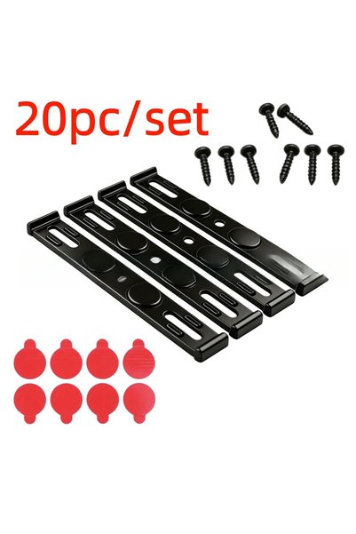 Choice 20pcs Durable European License Plate Frame Stylish Car Registration Ho...