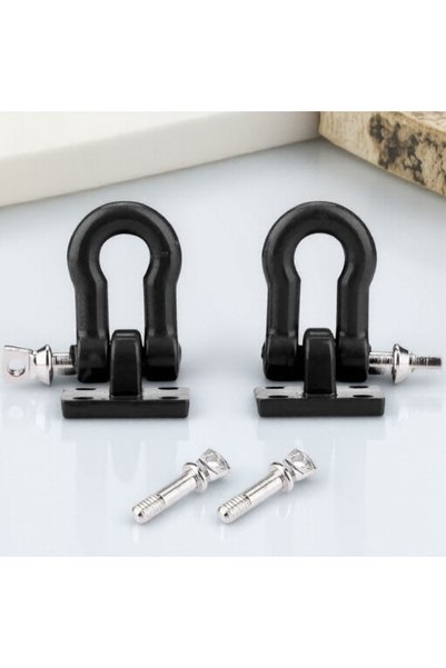 Choice 2PCS black 2PCS Car Rescue Hook Red Metal Accessories Climbing Car Sim...