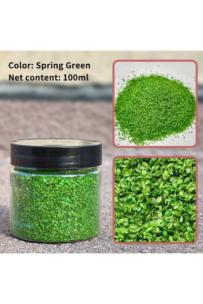 Choice spring green 140ML Leaves Foliage Landscap Realistic Miniature Leaves ...