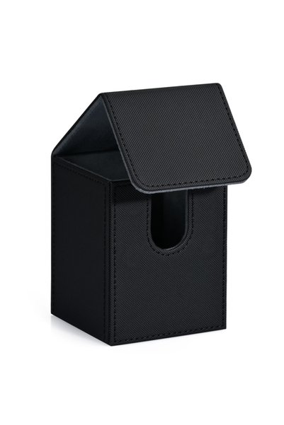 Choice Z100-BLACK Card Deck Box, Card Storage Box Holds 100+ Single Sleeved C...