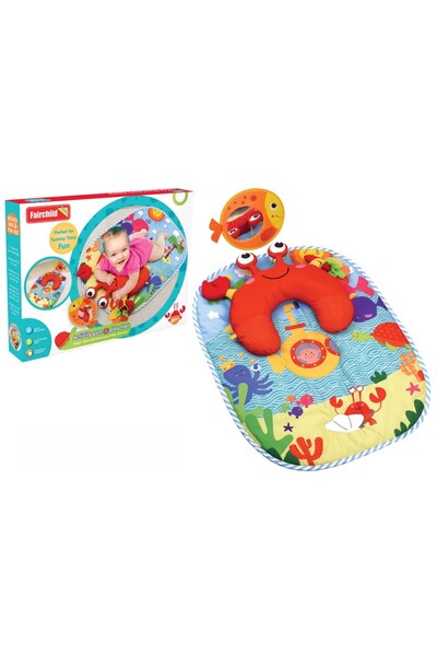 FAIRCHILD Saltea de joacă cu pernă pentru timpul pe burtică - RAKE / 82*62