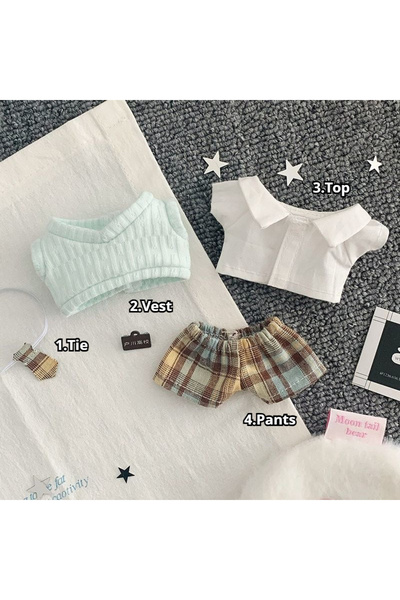 Choice Suitable For 20cm Green Pants 4pcs 10cm 20cm Cotton Doll Clothes Unifo...