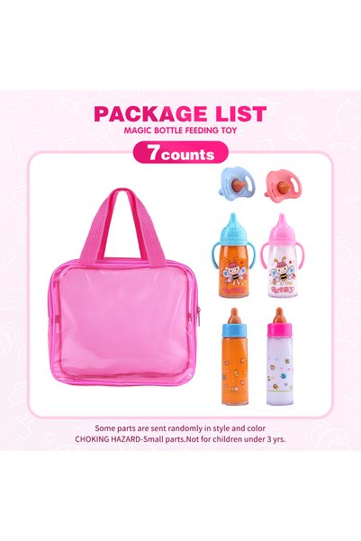 Choice YF206 Magic Disappearing Milk Bottle Pretend Play Set Non-Toxic Doll F...