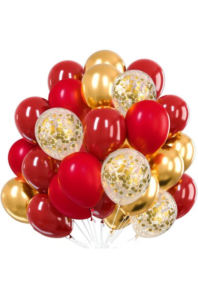 Choice 10inch 03-red 10 inch latex balloons 30pcs combination balloon set for...