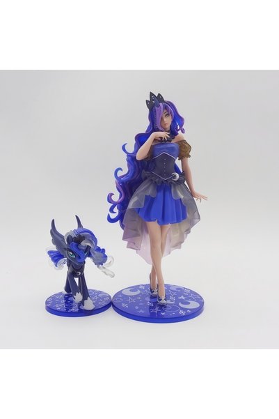 BANDAI G-22cm 20-22cm Anime My Little Pony Figure Twilight Sparkle/Rainbow Da...