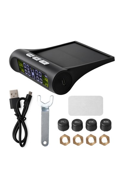 Choice black Digital LCD Display Universal Smart Car TPMS Tyre Pressure Monit...