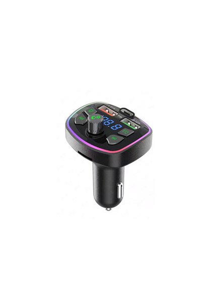 Choice Black Bluetooth 5.0 FM Transmitter Handsfree Car MP3 Player With 20W U...