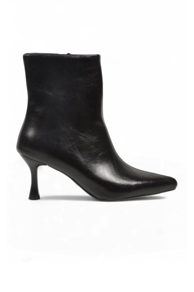 AYAKMOD Stylish Women's Zip-Up Boots with a Black Pointed Toe, Fleece-Lined I...