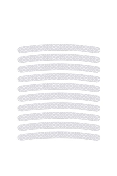 Choice 40 Pcs White 20/40 Pcs Car Wheel Hub Reflective Sticker Rainbow Fluore...
