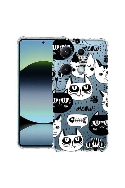 bestcase Husă Anti Shock Case For Motorola Edge 70 Max, Cool Cats, Protecție ...