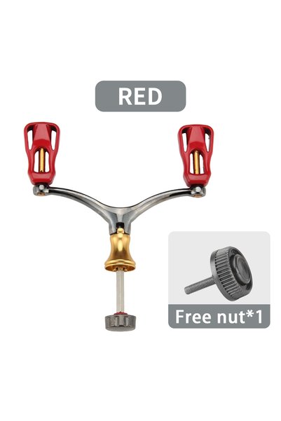 Choice Red HAUT TON CNC Metal Hollow Design Spinning Reel Handle Grip Colorfu...