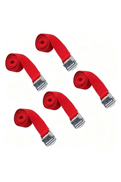 Choice 5PC 1M Red 5/10 Pcs 1M Buckle Tie-Down Belt Cargo Straps For Car Motor...