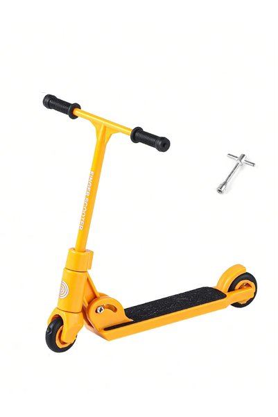 Choice Yellow scooter 1:12 Miniature Bicycle Scooter Set with Repair Tools An...