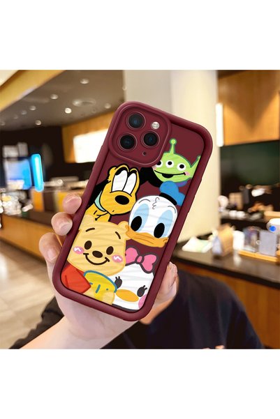 CHICASELUX iPhone 11 Pro-Compatible Phone Case with Colorful Character Printe...