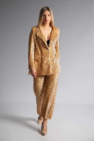 Marilyn Boutique Παντελόνι Παγιέτα Velvet