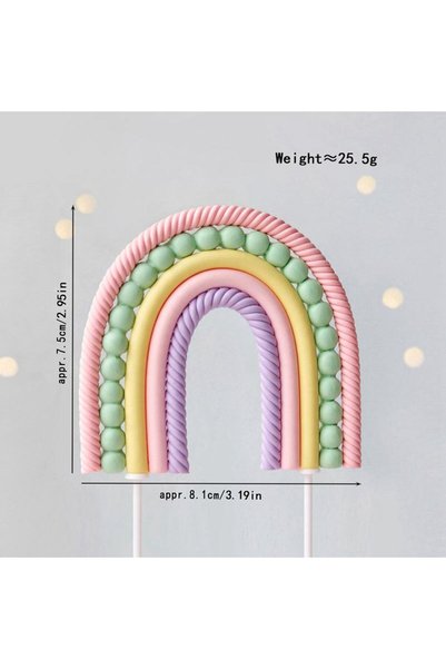 Choice 1pcs Unicorn Cake Topper Rainbow Cloud Unicorn Birthday Cake Decoratin...