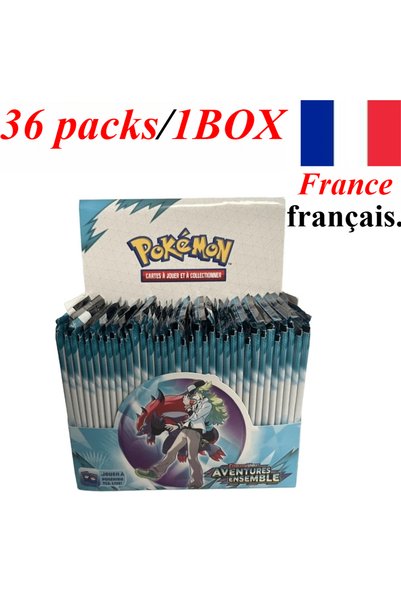Choice French 36 packs 360PCS French Version Pokémon Card 151 Aventures Ensem...