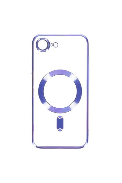 FONIX Husă tip MagSafe compatibilă cu Apple iPhone 16e, placare electroplacat...