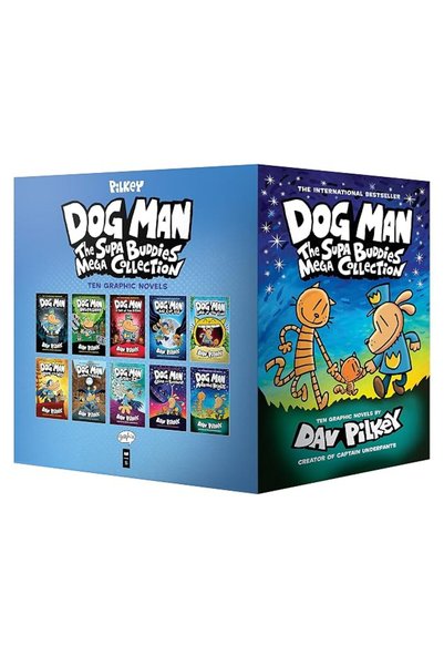 Bydavetiye Dog Man: The Supa Buddies Mega Collection: From the Creator of Cap...