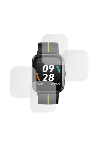 FONIX Set of 4 x Film compatible with Ulefone Watch GPS, Matte InvisiFlex, An...