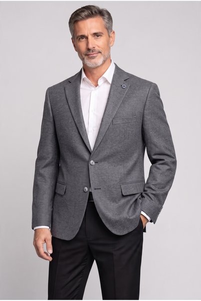 atlas classics Men's Classic-Fit 4-Drop Wool Single-Breasted Jacket